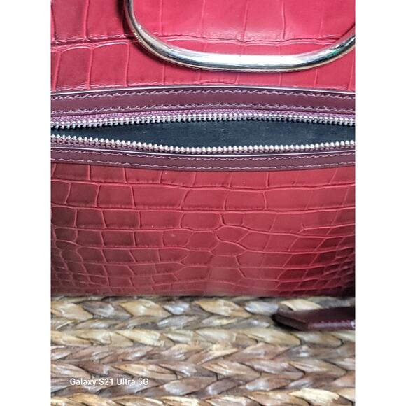 Alexander McQueen Leather/Tall Story/2Way/Tote Bag Red Women's - Picture 6 of 16